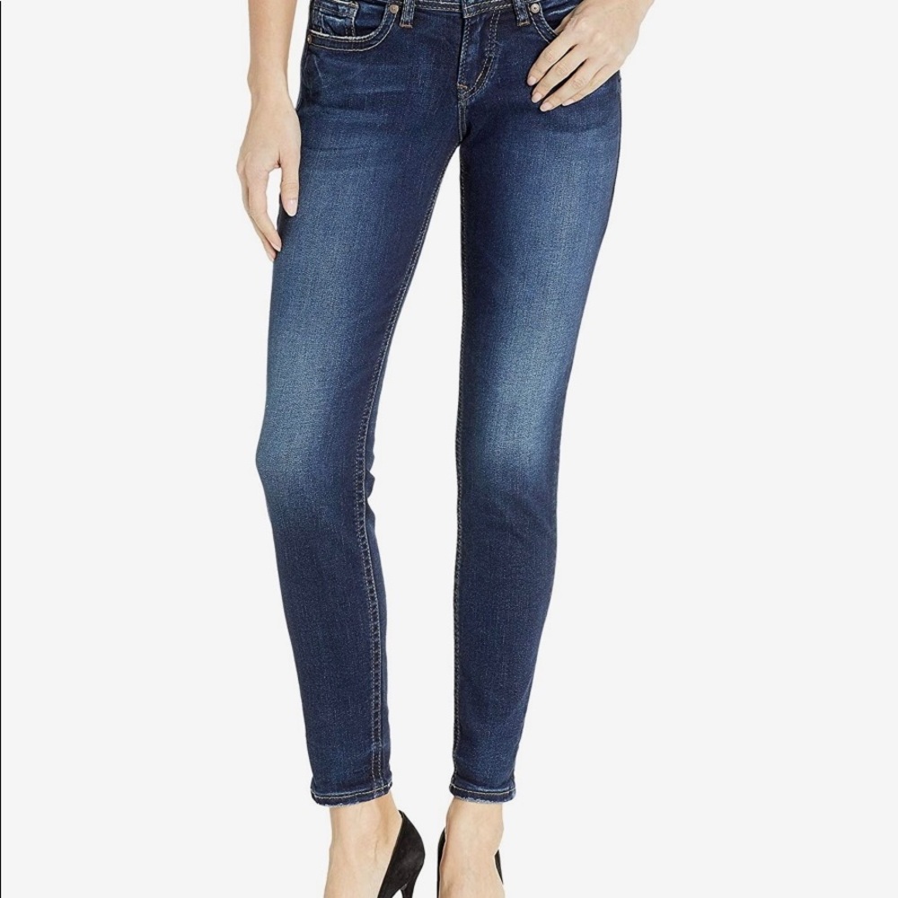Silver Suki Jeans